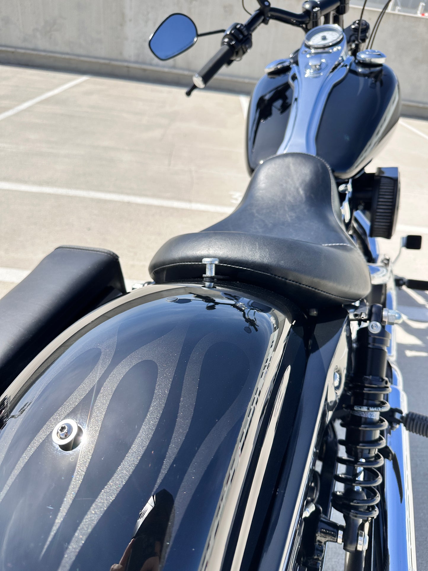 Harley Davidson Wide Glide - Flaming - OHLINS - BERINGER