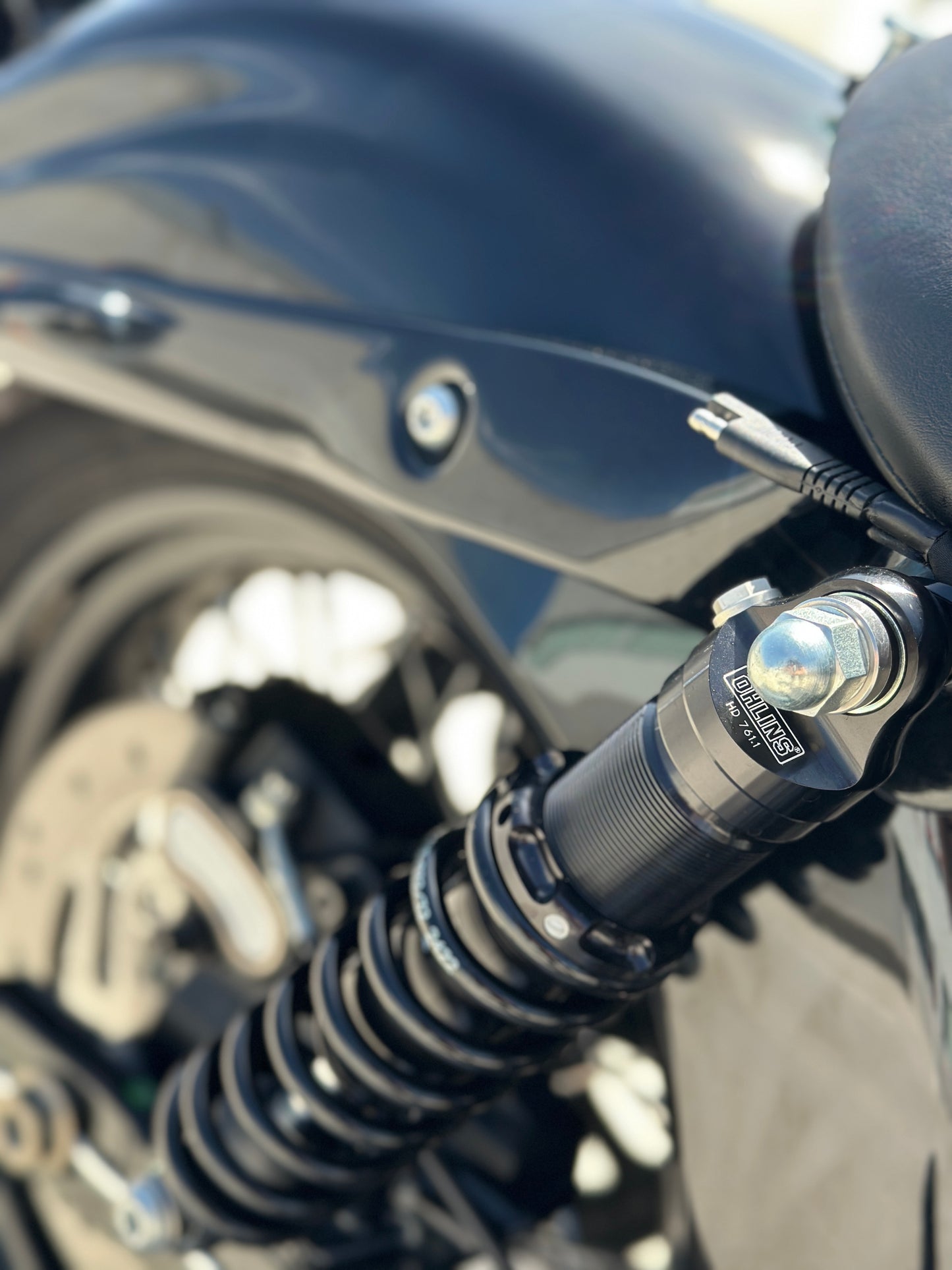 Harley Davidson Wide Glide - Flaming - OHLINS - BERINGER